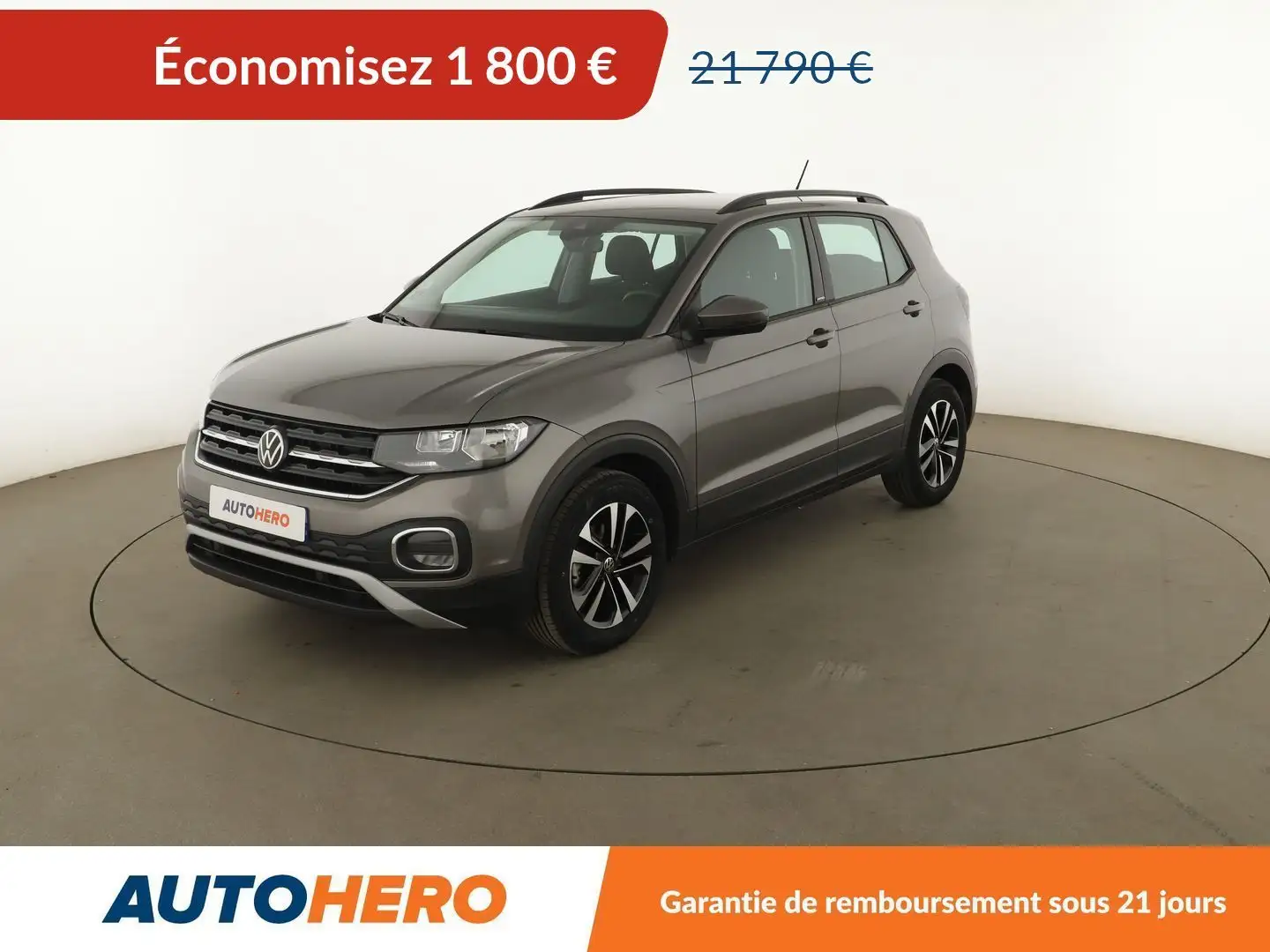Volkswagen T-Cross 1.0 TSI United DSG Gris - 1