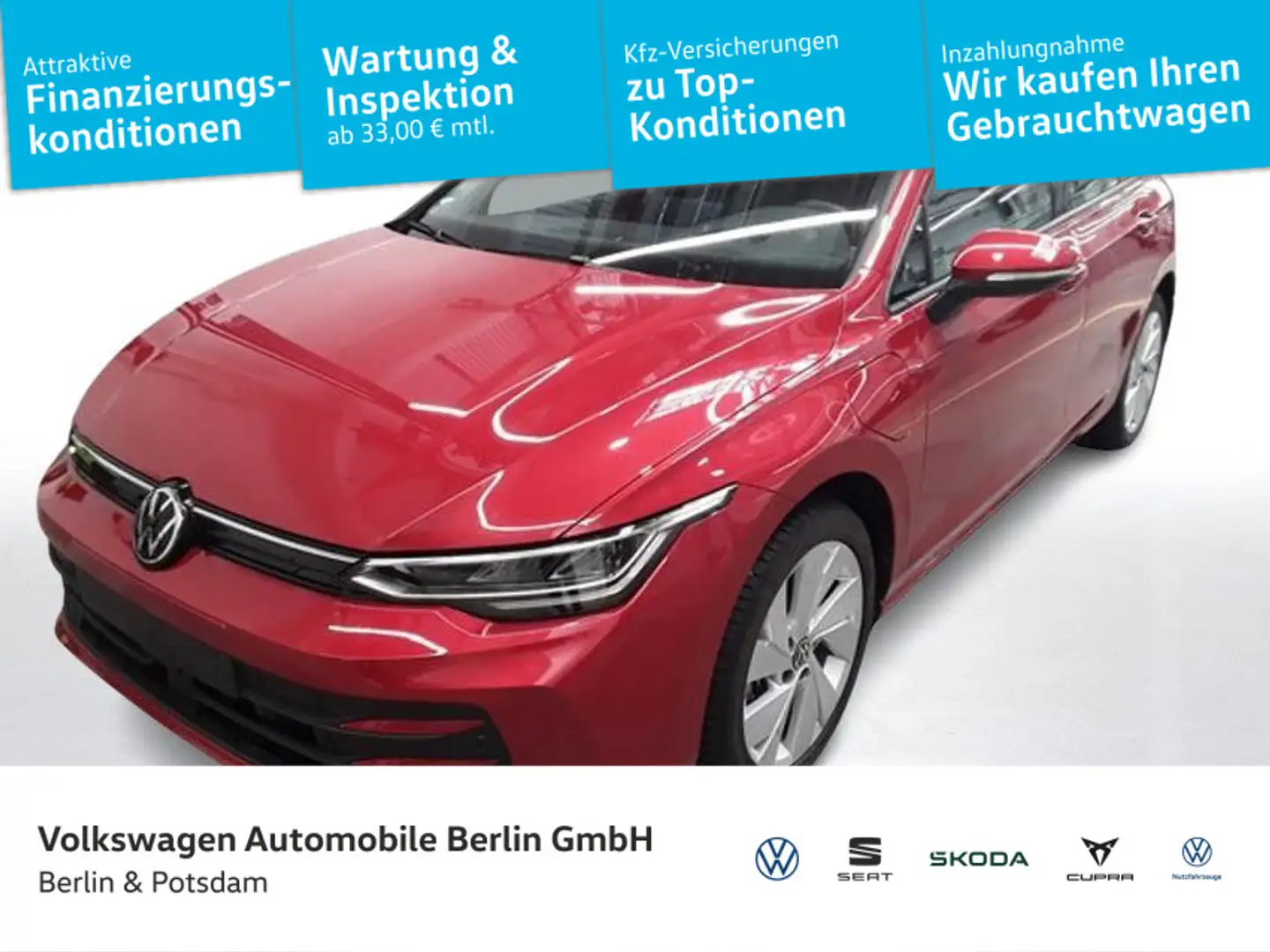 Volkswagen Golf VIII 1.5 TSI eHybrid DSG Rot - 1