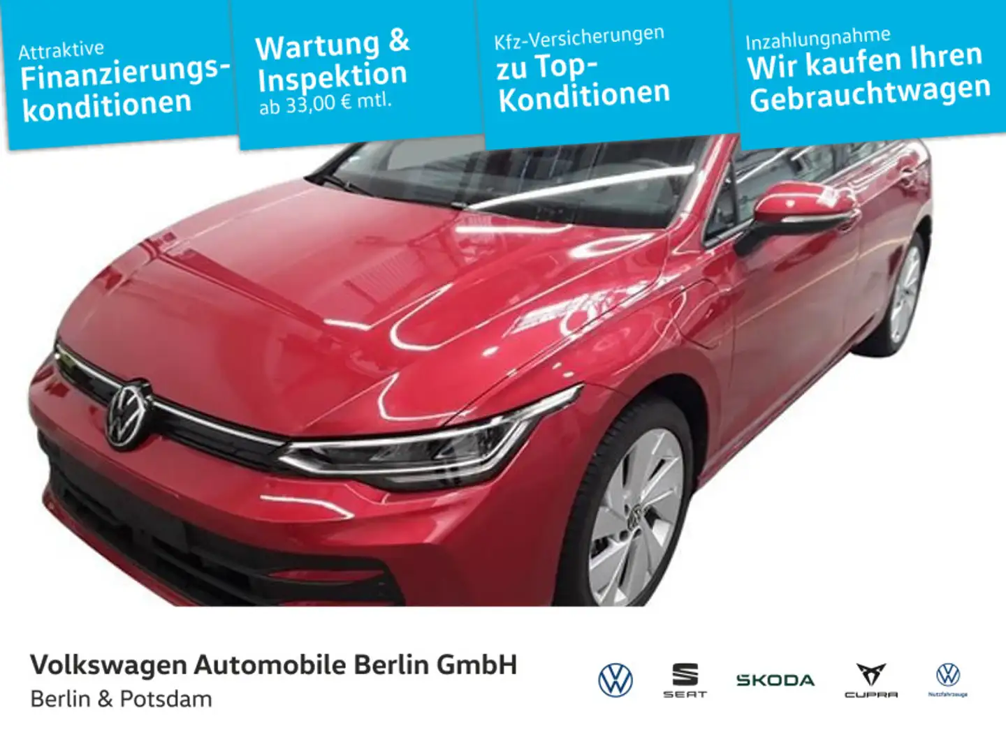 Volkswagen Golf VIII 1.5 TSI eHybrid DSG Rot - 1