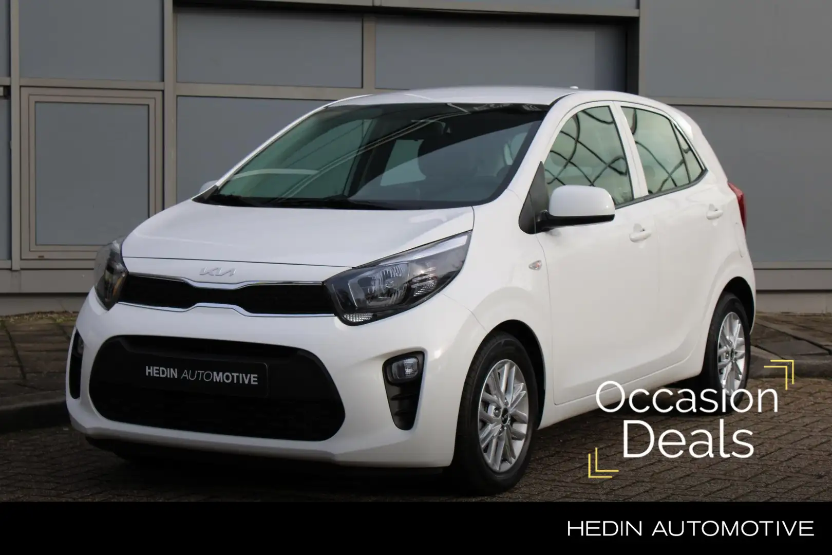 Kia Picanto 1.0 DPi DynamicLine | Navigatie via App | Airco | Blanc - 1