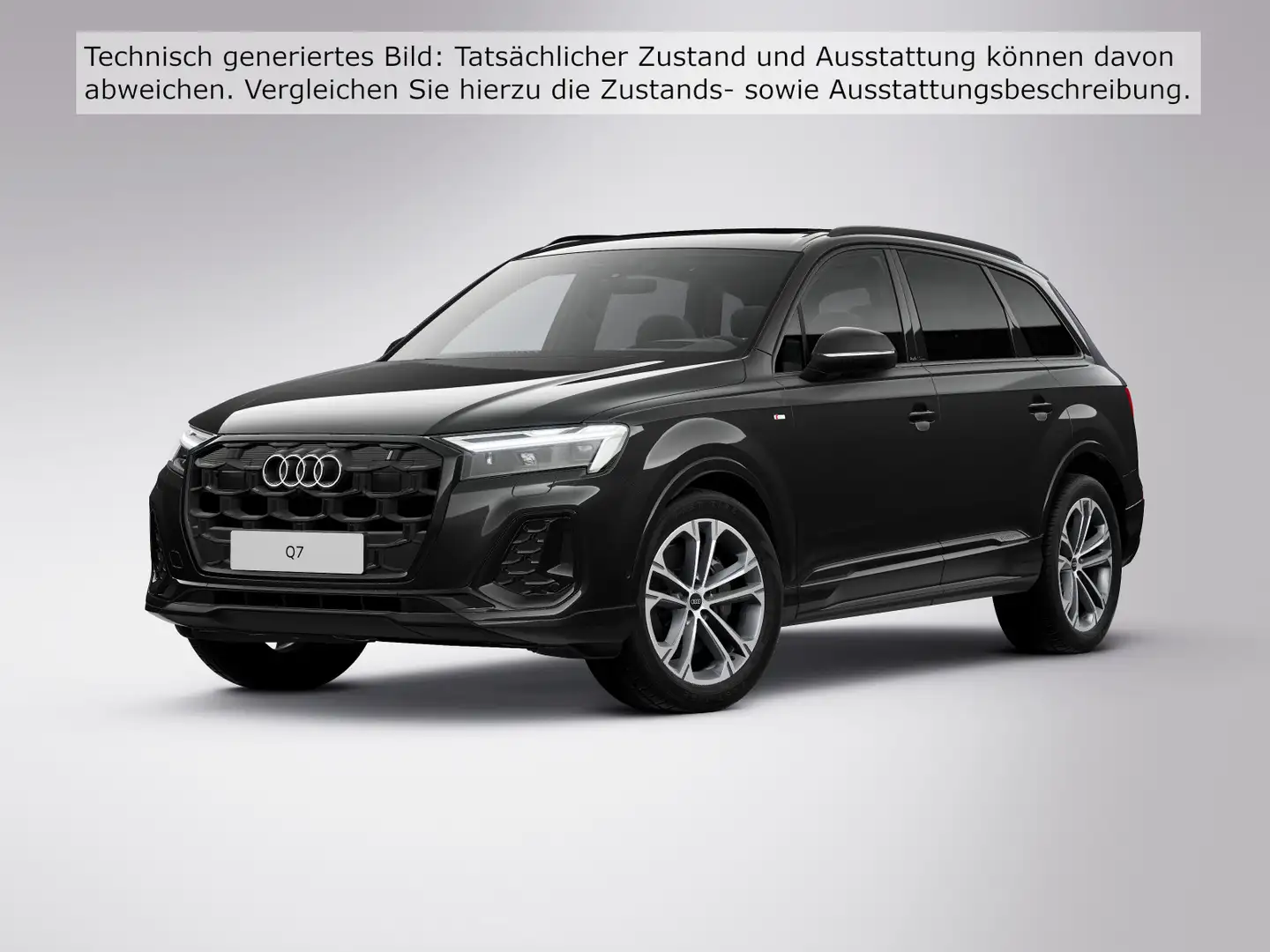 Audi Q7 50 TDI Q S LINE PANO 7-SITZE LUFT AHK HuD Schwarz - 2