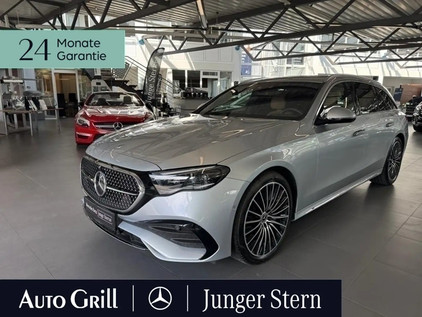 Mercedes-Benz E 450 T d 4M AMG Premium Superscreen3D Nappa FAP Argent - 2