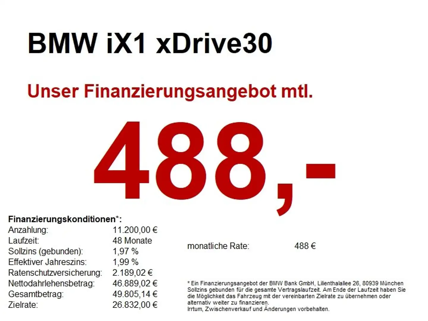 BMW iX1 xDrive30 M Sport AHK/ACC+/CAM/K-ZUGANG Grün - 1