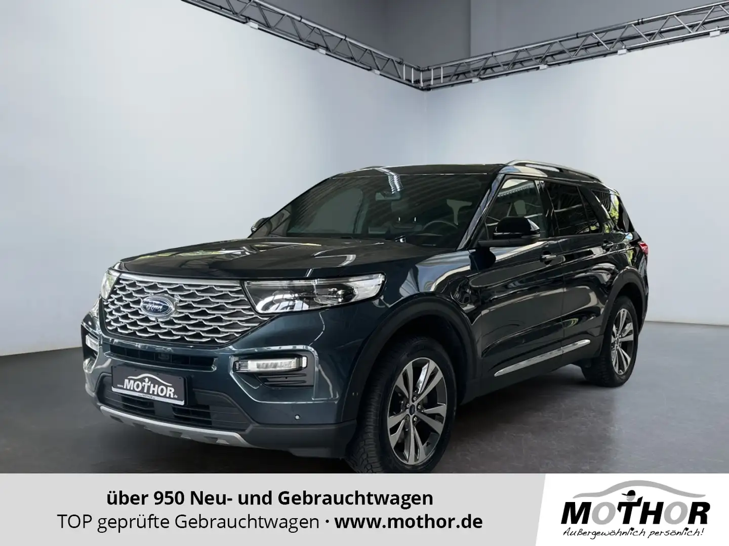 Ford Explorer Platinum 3.0 EcoBoost ACC Pano 4xSHZ Blau - 1