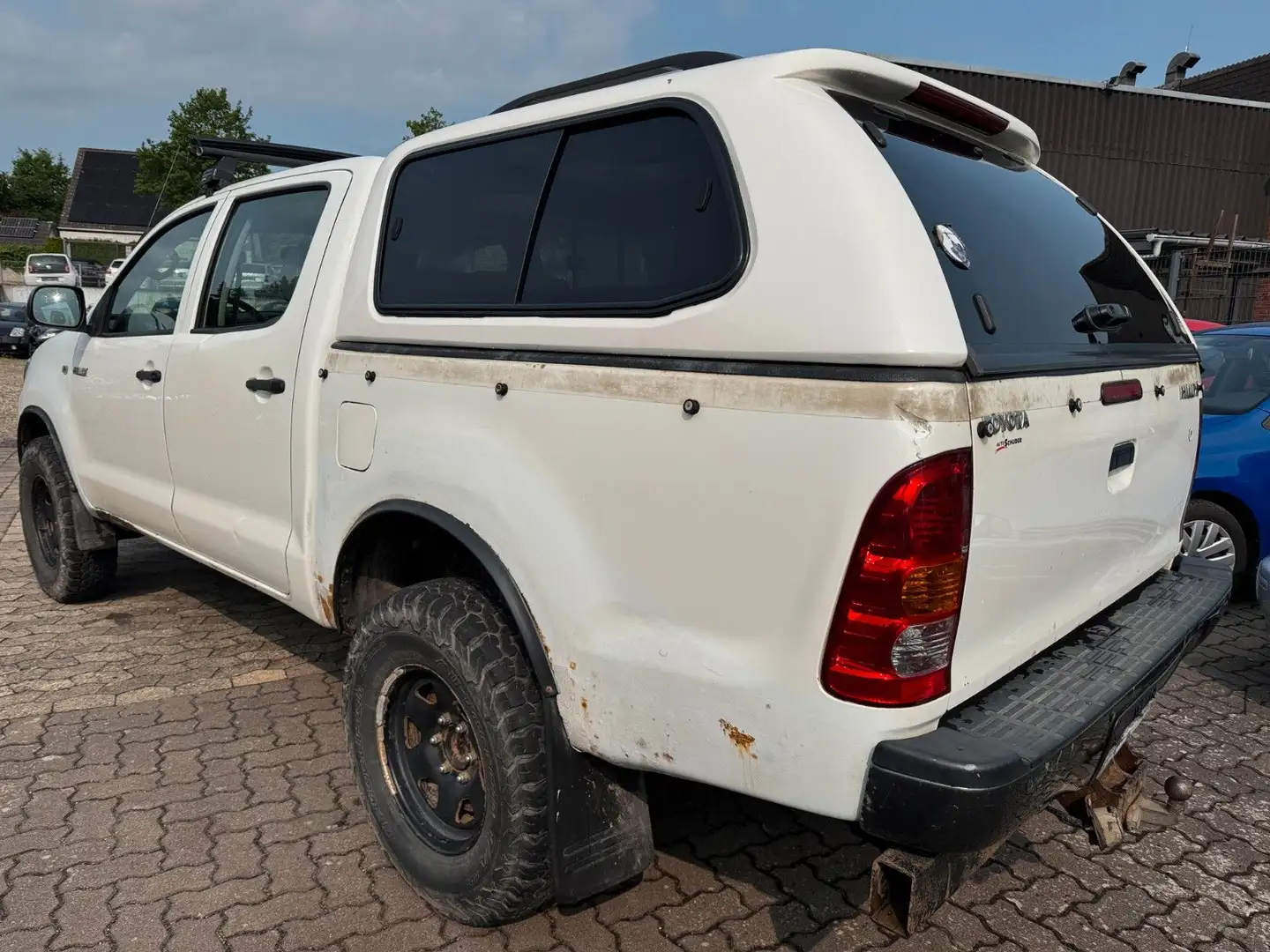Toyota Hilux 2,5 D-4D Douple Cab ,4X4,Klima,Standh,AHK Blanco - 2