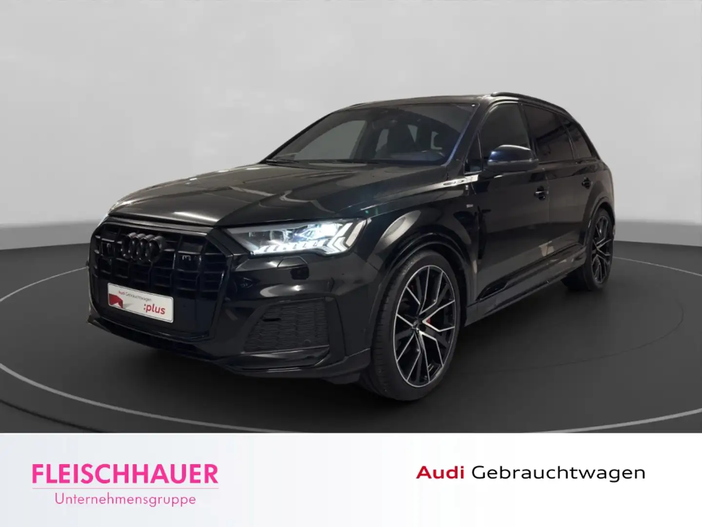 Audi Q7 50 TDI qu. S line+Laser+Pano+22''+B&O+Stdhzg+HUD+3 Schwarz - 1