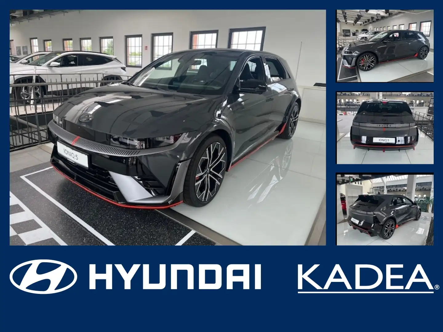 Hyundai IONIQ 5 N Elektro ACC+LED+Navi+SHZ+2xKlima+360 Gris - 1