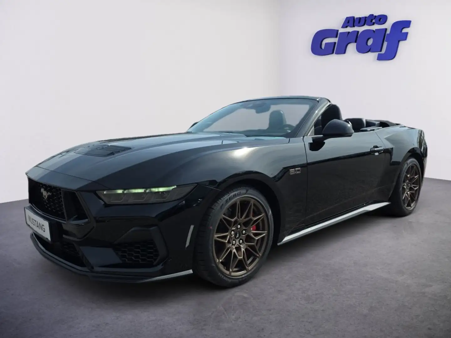 Ford Mustang 5,0 Ti-VCT V8 GT Cabrio Aut. Schwarz - 1