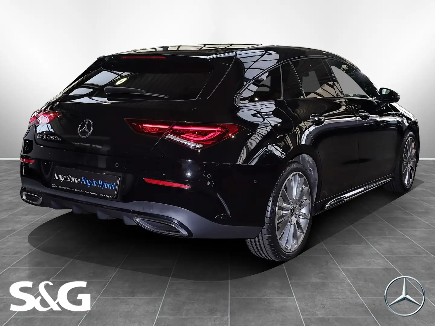 Mercedes-Benz CLA 250 e AMG TOTWINKEL+CARPLAY+360°+MBUX+19" Schwarz - 2