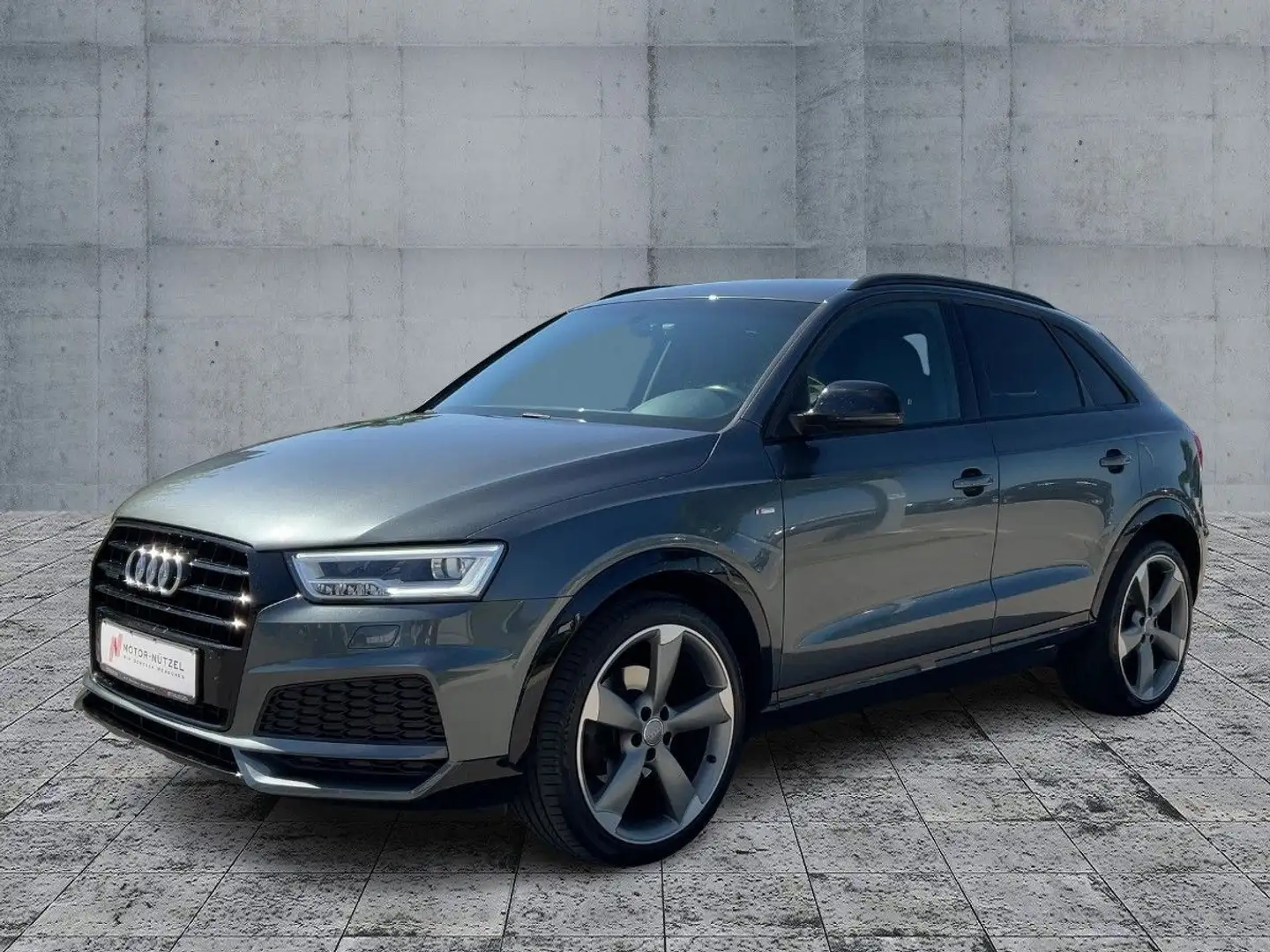 Audi Q3 2.0 TFSI S-TR QU S-LINE LED+NAV+SHZ+RFK+20" Gris - 2