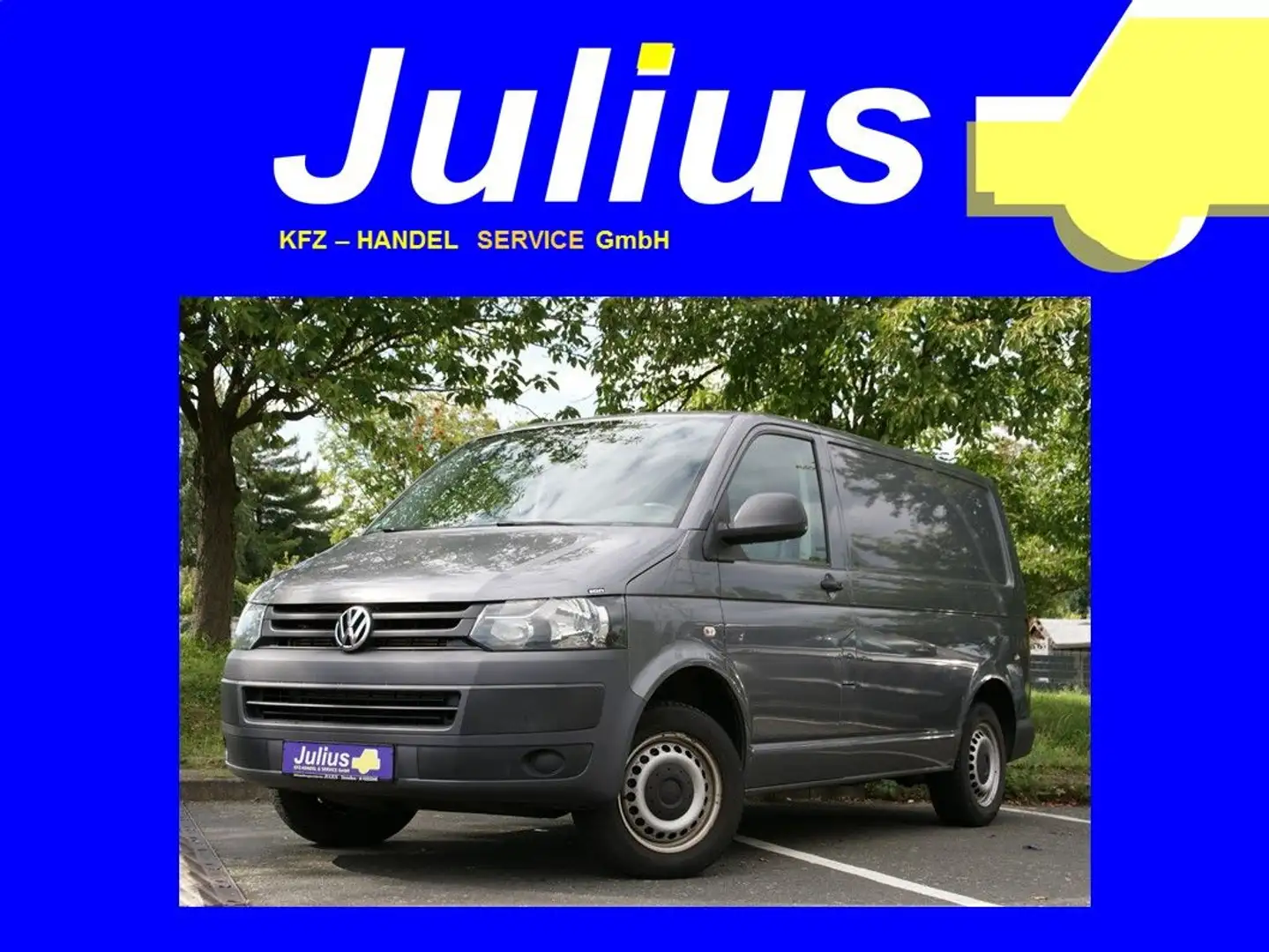 Volkswagen T5 Transporter 2.0 TDI 4Motion KLIMA SHZ WEBASTO Gris - 1