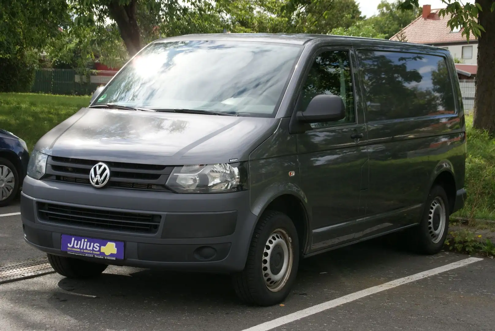 Volkswagen T5 Transporter 2.0 TDI 4Motion KLIMA SHZ WEBASTO Gris - 2