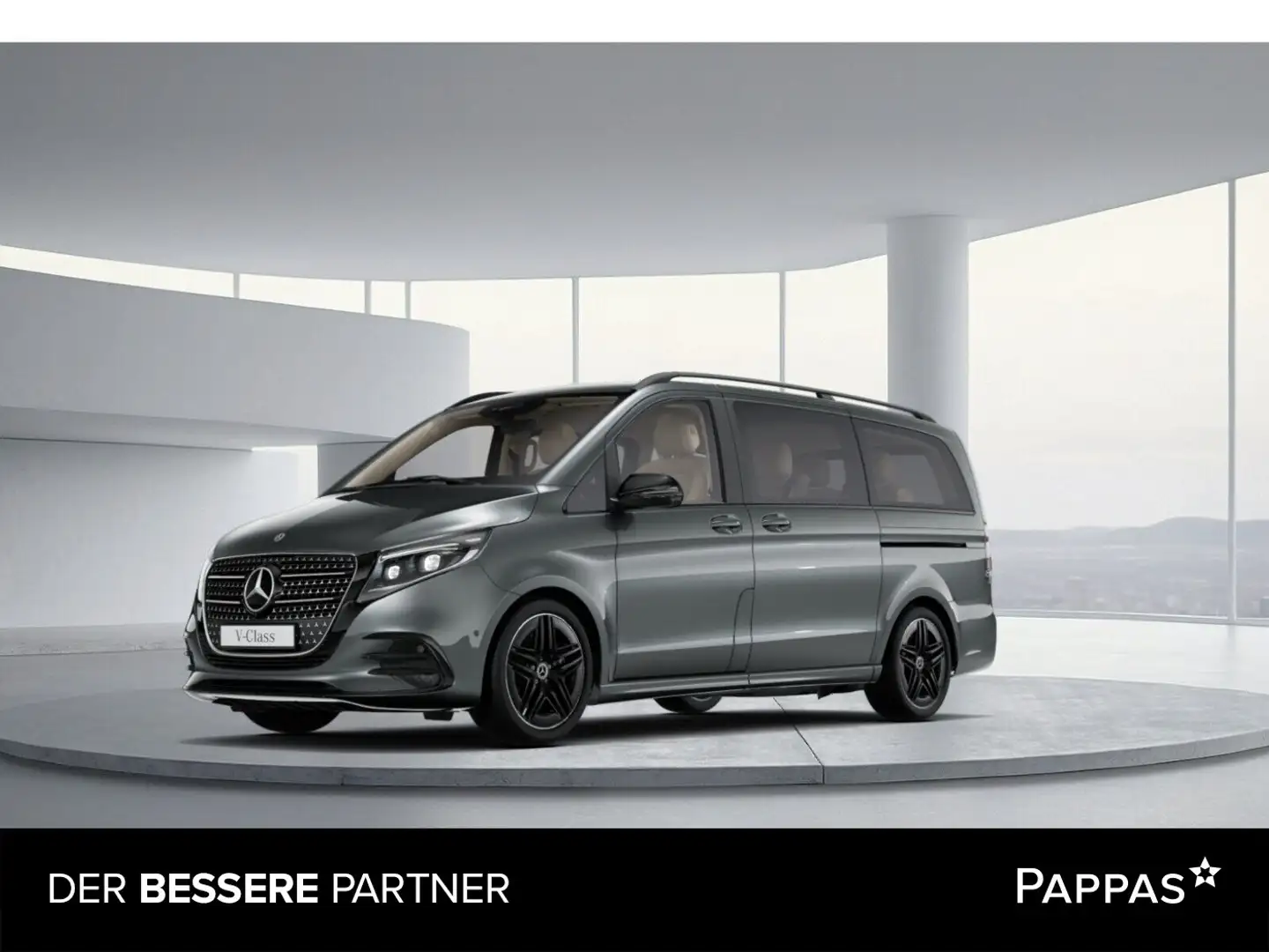 Mercedes-Benz V 300 d 4MATIC EXCLUSIVE Lang AHK 2,5t 7 Sitze Grau - 1