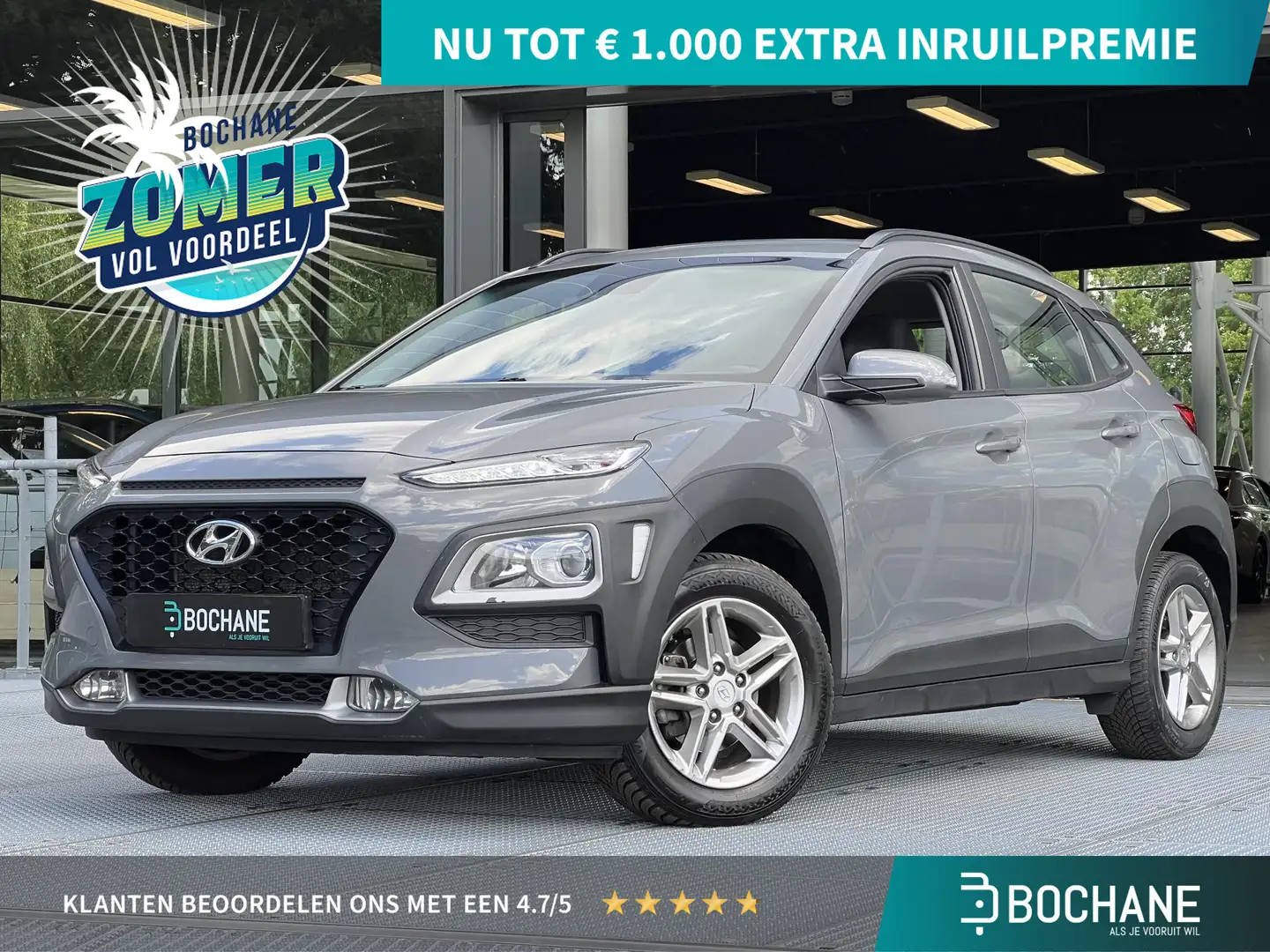 Hyundai KONA 1.0 T-GDI Comfort | Navigatie | Achteruitrijcamera Grigio - 1