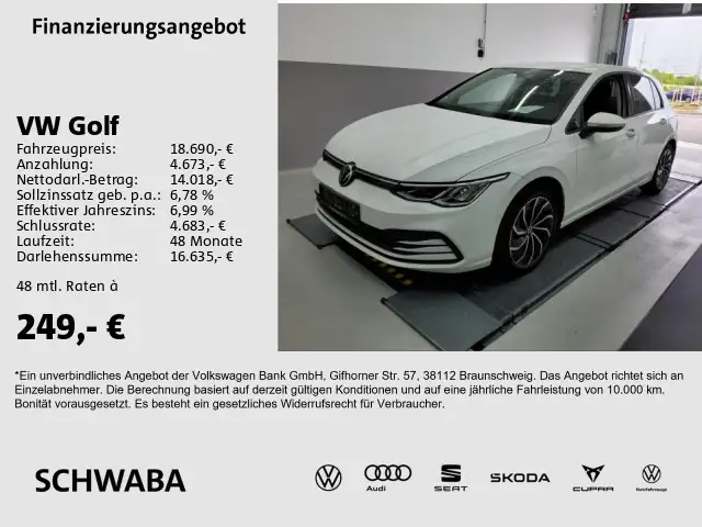 Volkswagen Golf VIII Life 1.5 TSI *ACC*LED*VIRTUAL*8-fach*