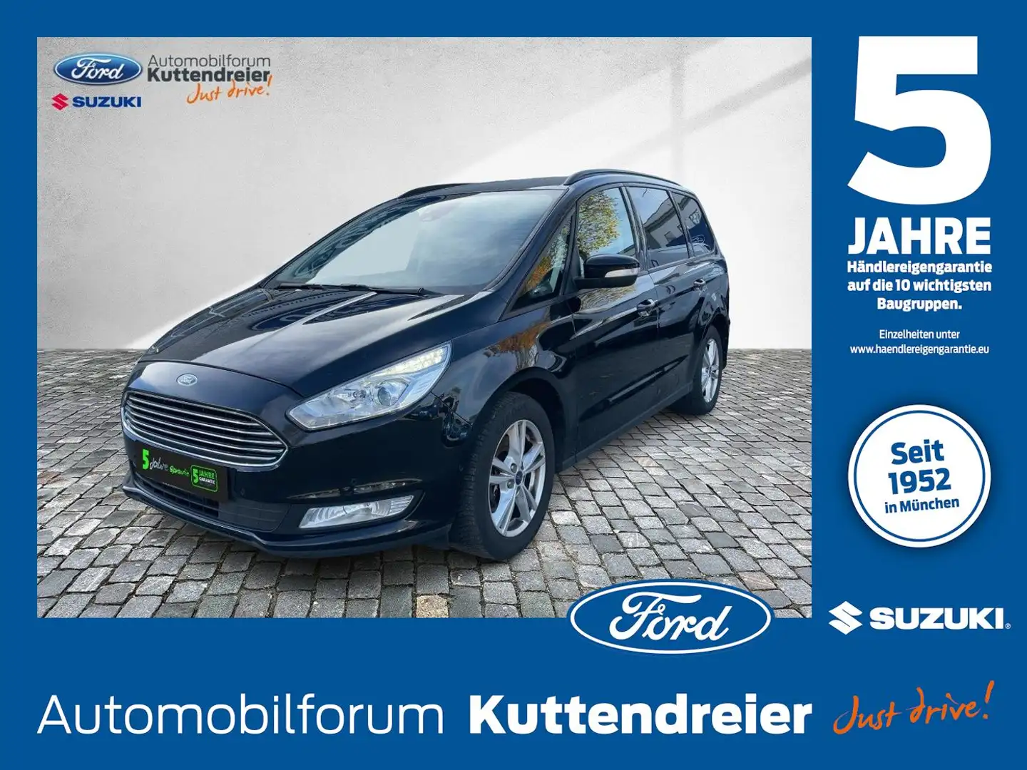 Ford Galaxy 2.0 EcoBlue Business Navi+2xKlima+Kam.+LM Schwarz - 1