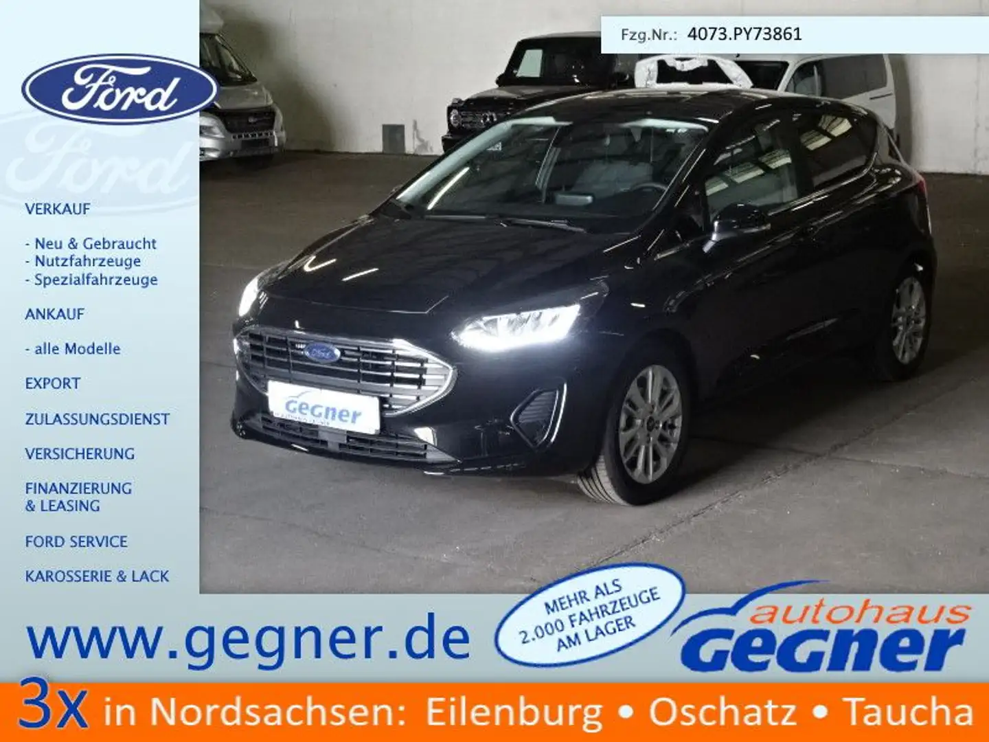 Ford Fiesta Titanium 1.0 EcoBoost WiPa ACC LED Schwarz - 1