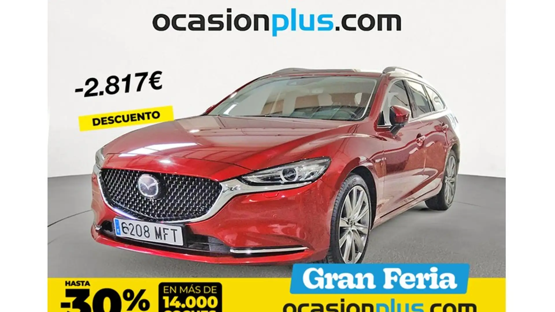 Mazda 6 Wagon 2.0 Skyactiv-G Exclusive-Line 165 Rojo - 1