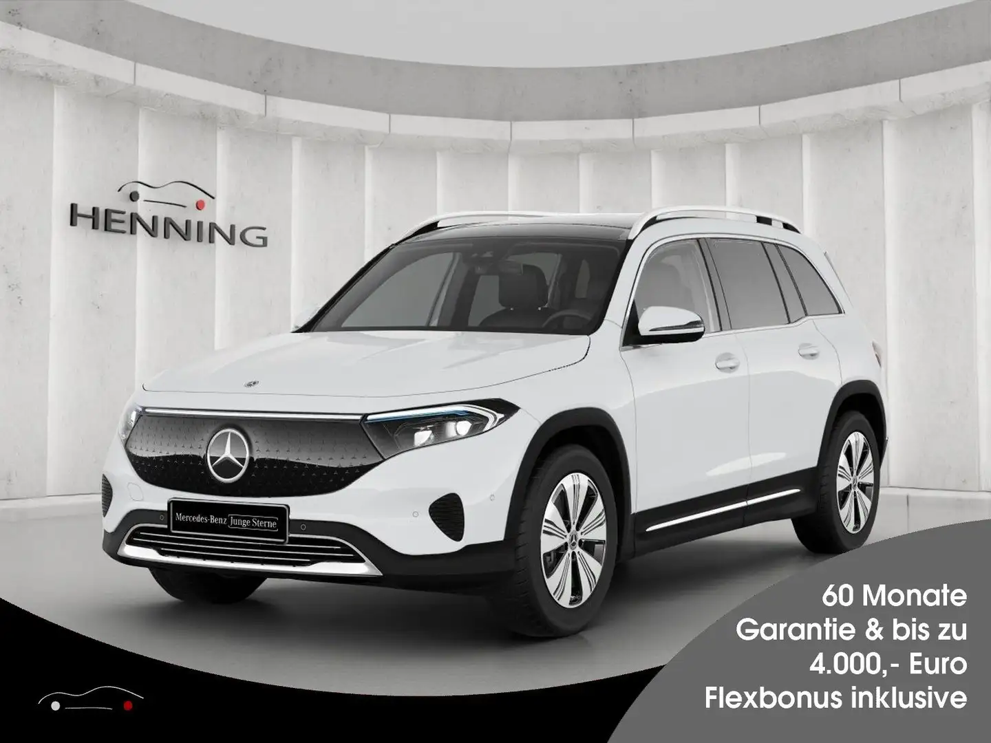 Mercedes-Benz EQB 300 Progressive 4M Panorama Kamera Totw. LHZ Blanc - 1