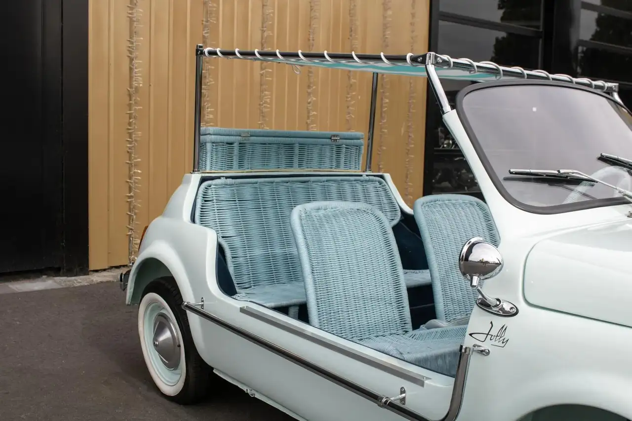 Fiat 500 Jolly (riet, strandauto, Italiaans), foto 9