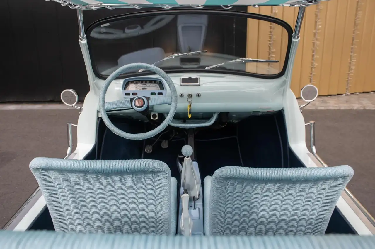 Fiat 500 Jolly (riet, strandauto, Italiaans), foto 6