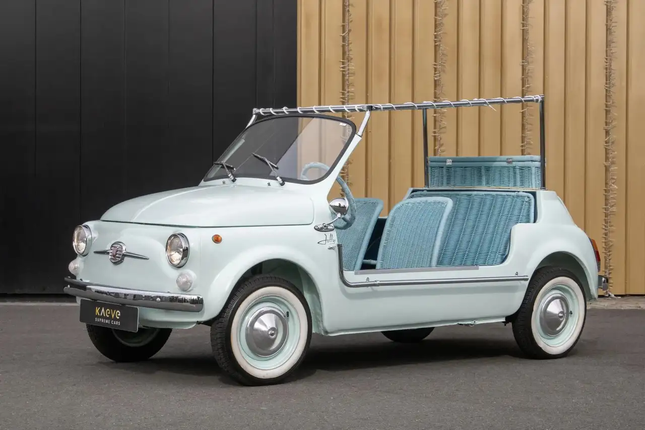 Fiat 500 Jolly (riet, strandauto, Italiaans), foto 2