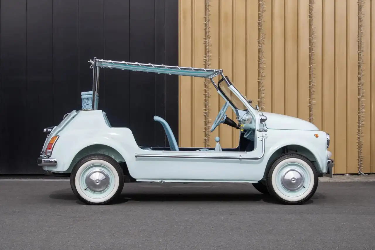 Fiat 500 Jolly (riet, strandauto, Italiaans), foto 4