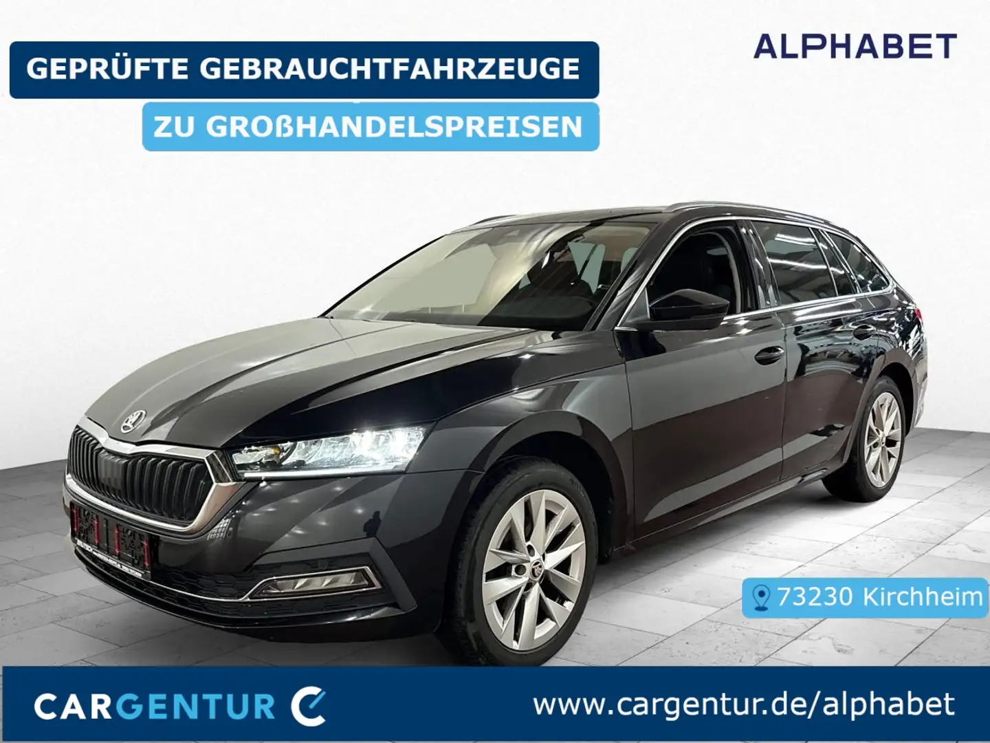 Skoda Octavia Combi 2.0 TDI First Edition Virtual AHK Noir - 1
