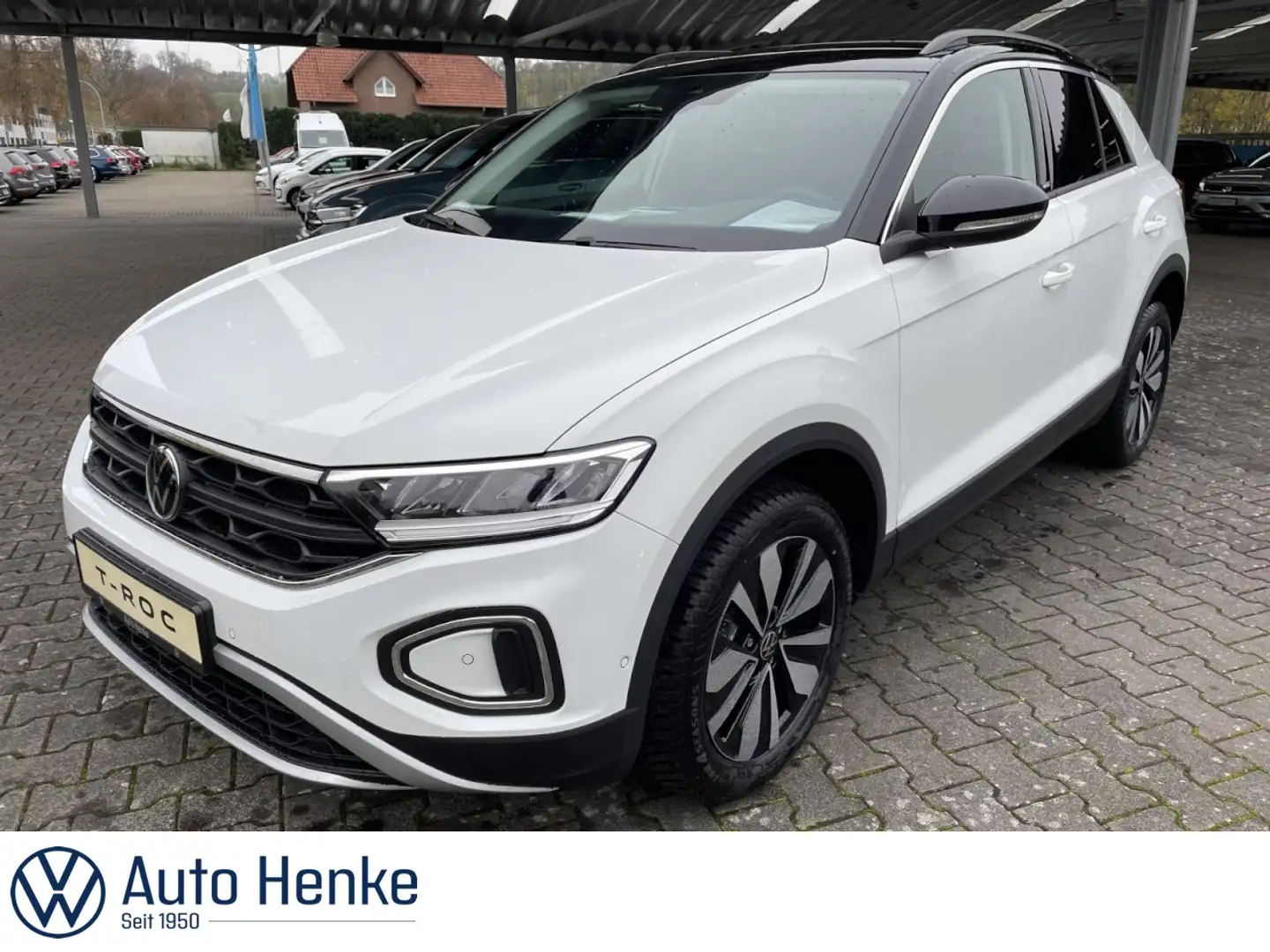 Volkswagen T-Roc 1.0 TSI OPF MOVE + REAR VIEW + KLIMA + NAVI Klima Weiß - 1