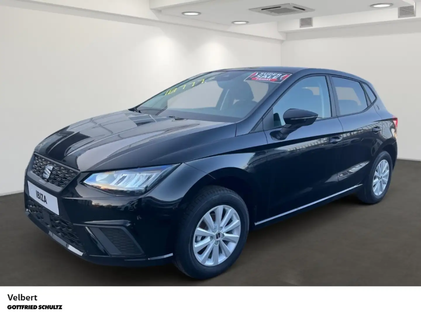 SEAT Ibiza LA 1.0 MPI #BlackWeekSchnapper*LA VIDA - AKTION* Zwart - 1