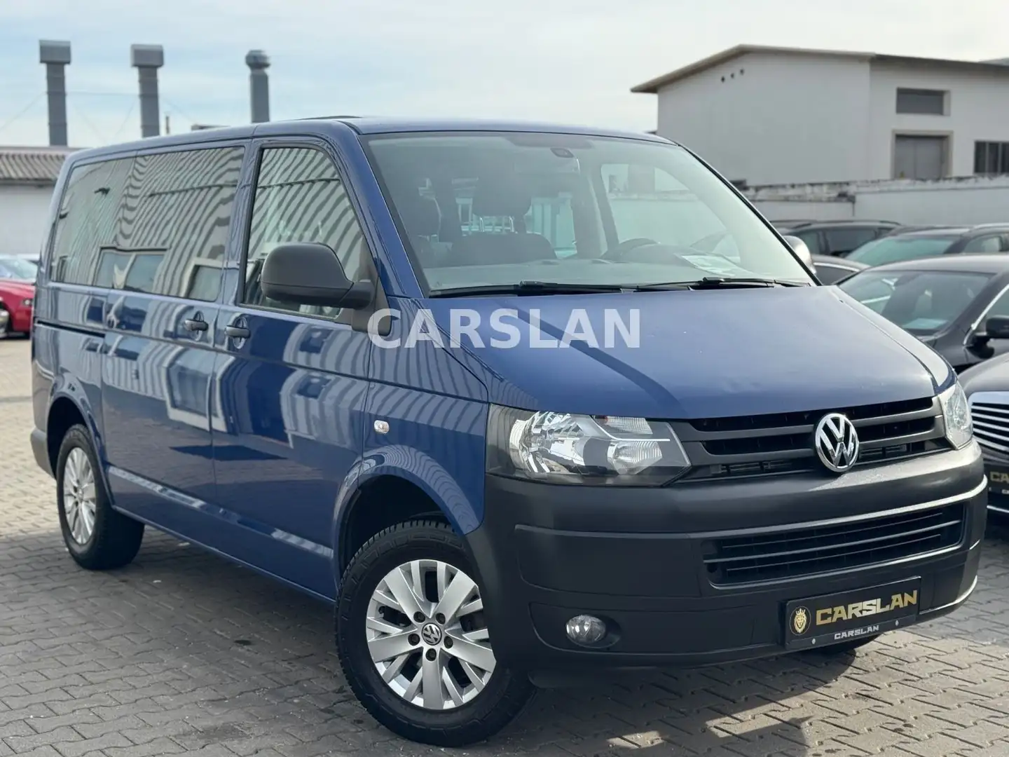 Volkswagen T5 Transporter T5 2.0 TDI "1.HAND+9-SITZER+KLIMA+PDC+AHK+EURO5" Bleu - 1