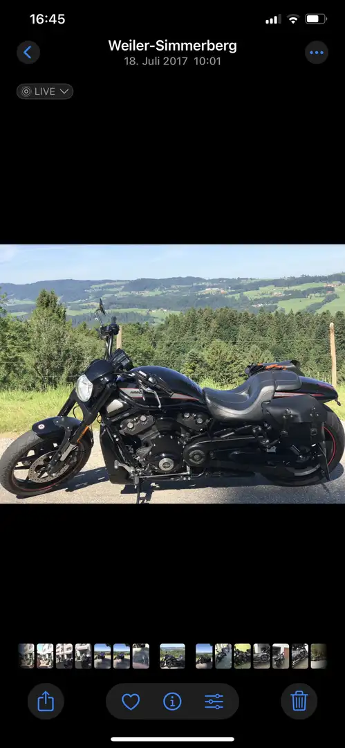 Harley-Davidson V-Rod Harley Night Rod Spezial Schwarz Negru - 1