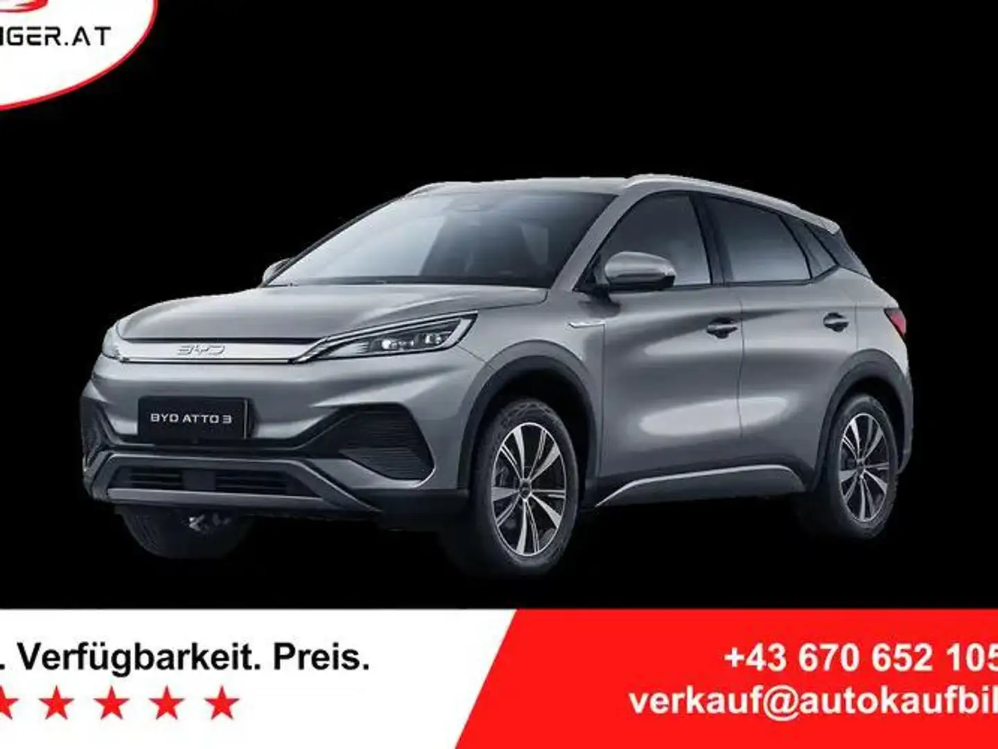 BYD Atto 3 Design Modelljahr 2025 60,48kWh *Ö-Paket* Grau - 1