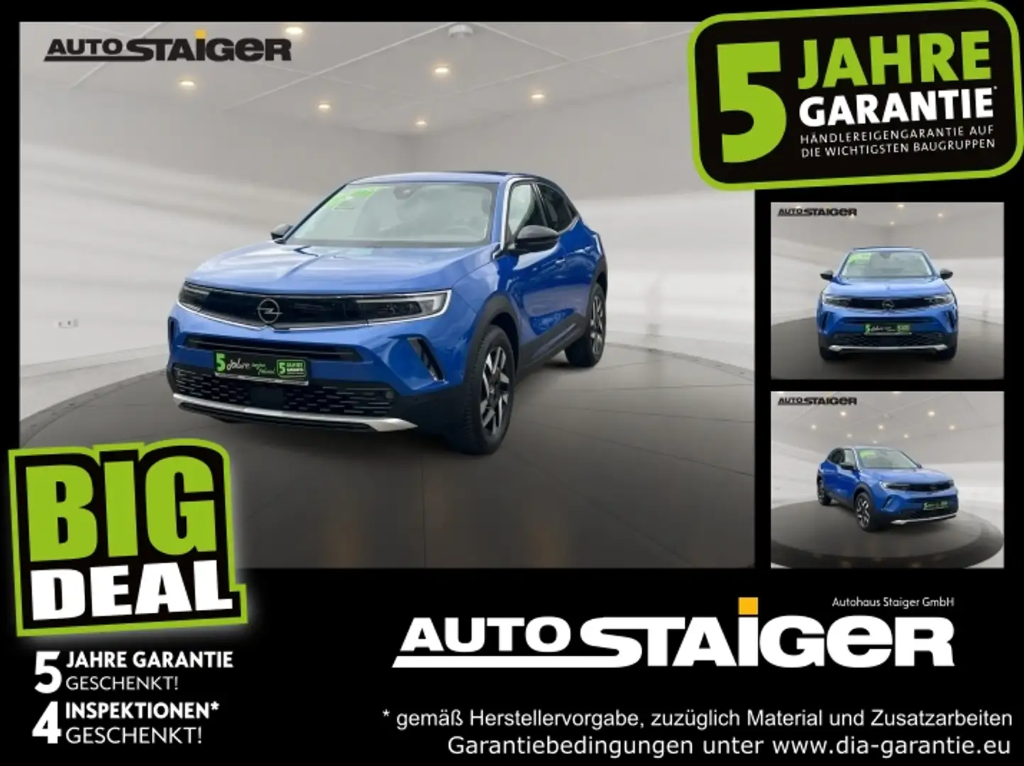 Opel Mokka Elegance Kamera Winterpaket, PDC v +h, Blauw - 1