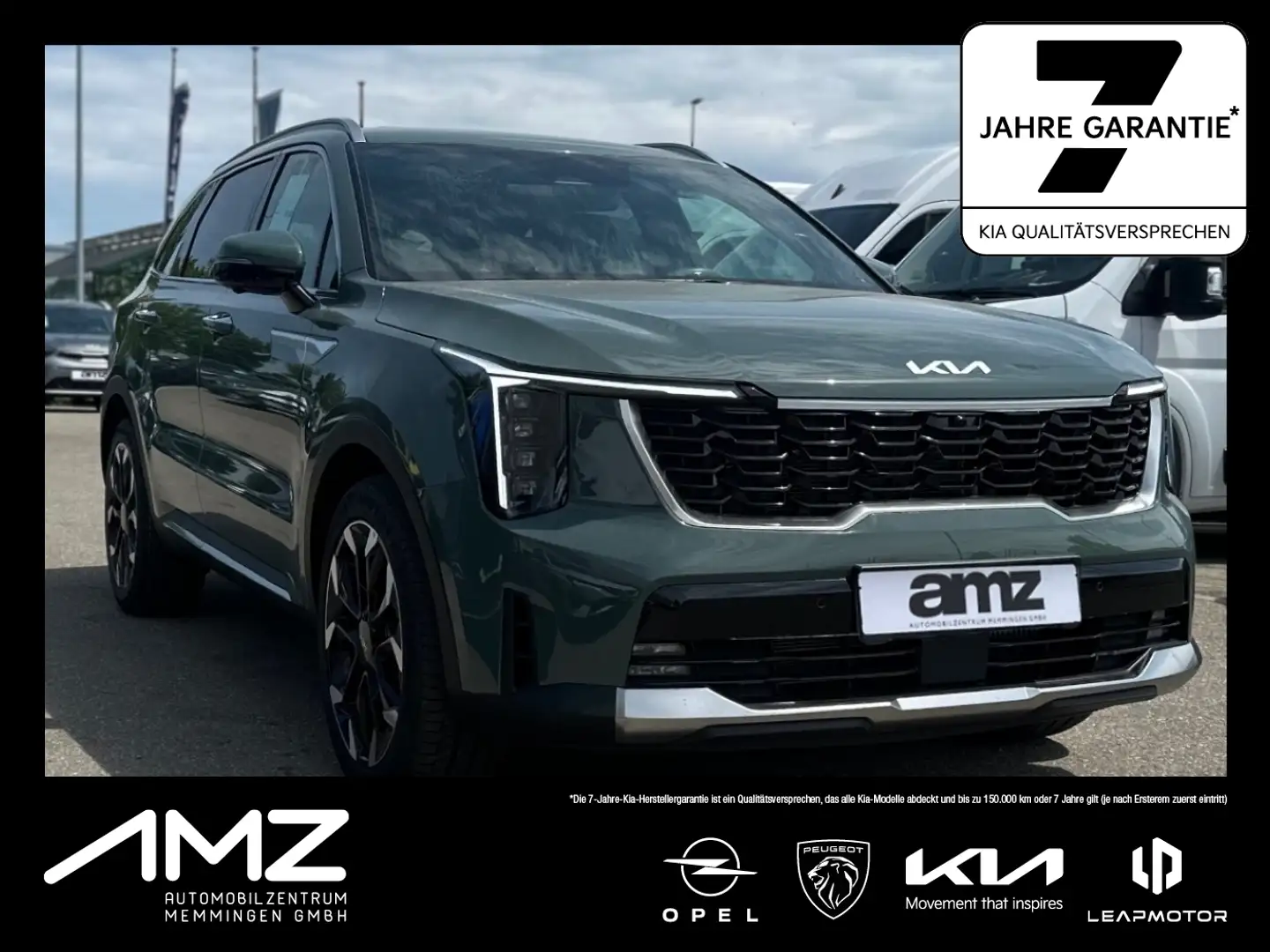 Kia Sorento 2.2 Platinum *AWD*AHK*Nappa*Memory Grün - 1