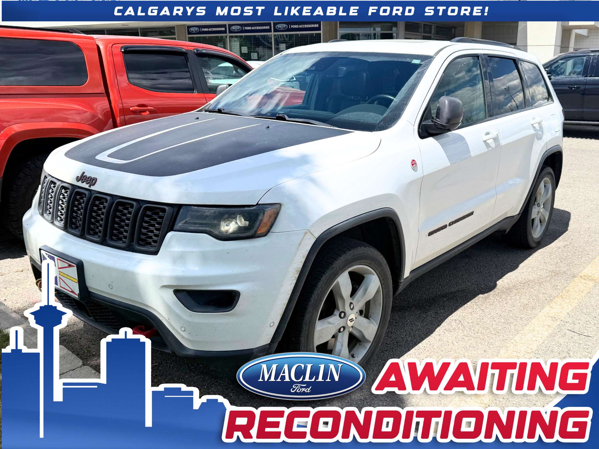White 2021 Jeep Grand Cherokee SUV / Crossover Four-Wheel Drive 8-Speed Automatic