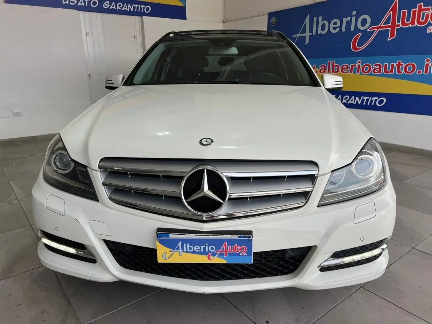 Mercedes-Benz C 200 CDI S.W. BlueEFFICIENCY Avantgarde TETTO APRIBILE Bianco - 2