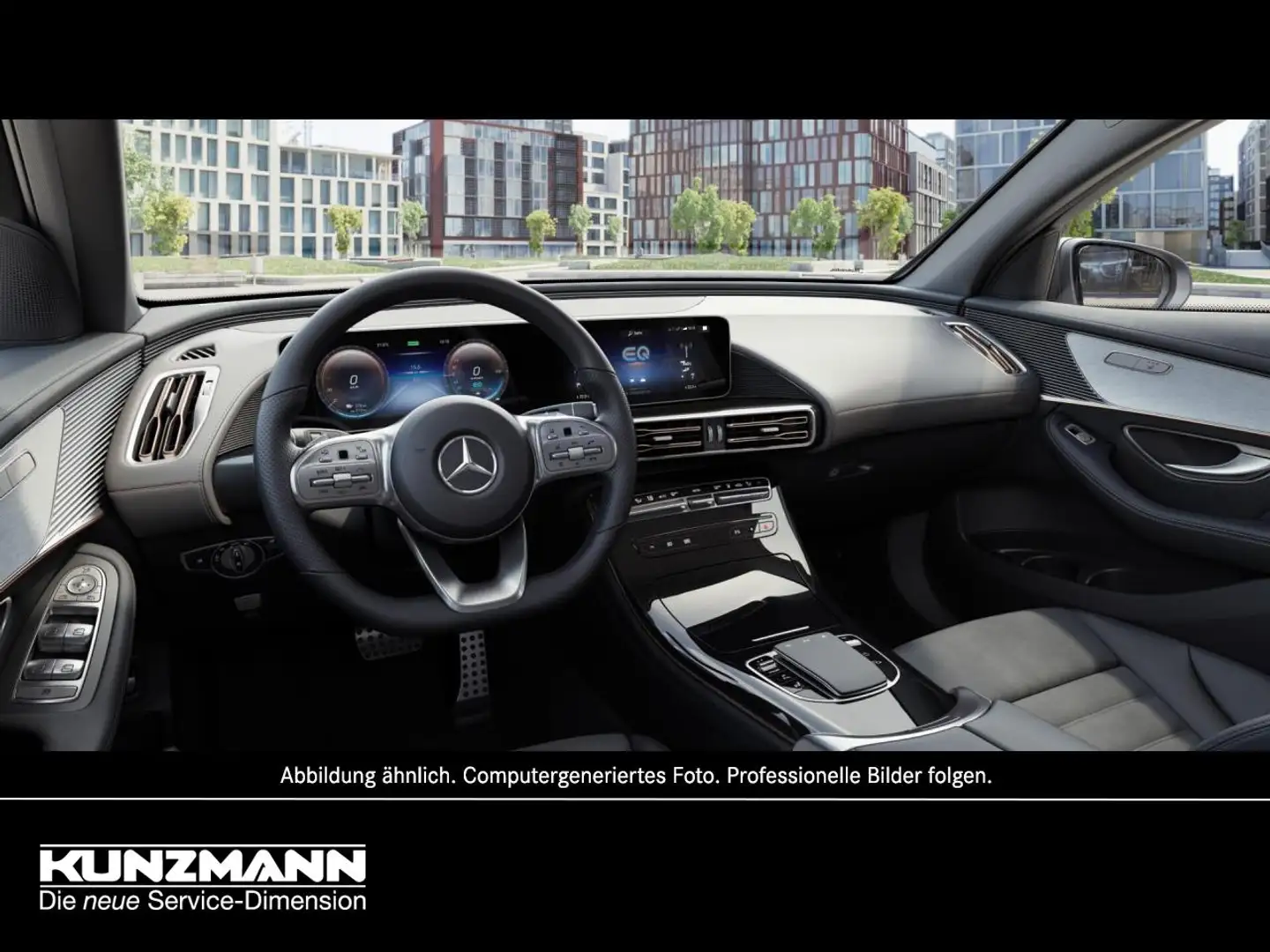 Mercedes-Benz EQC 400 4M AMG Navi Distronic AHK Kamera Grau - 2