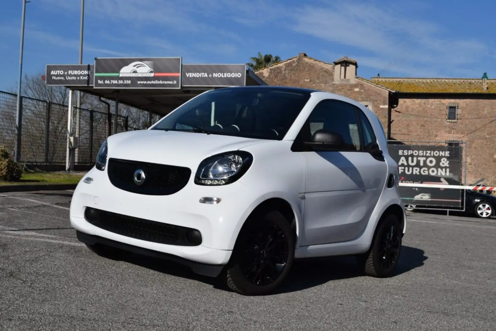 smart forTwo 1.0 Twinamic Youngster NAVIGATORE , PELLE 71CV Weiß - 2