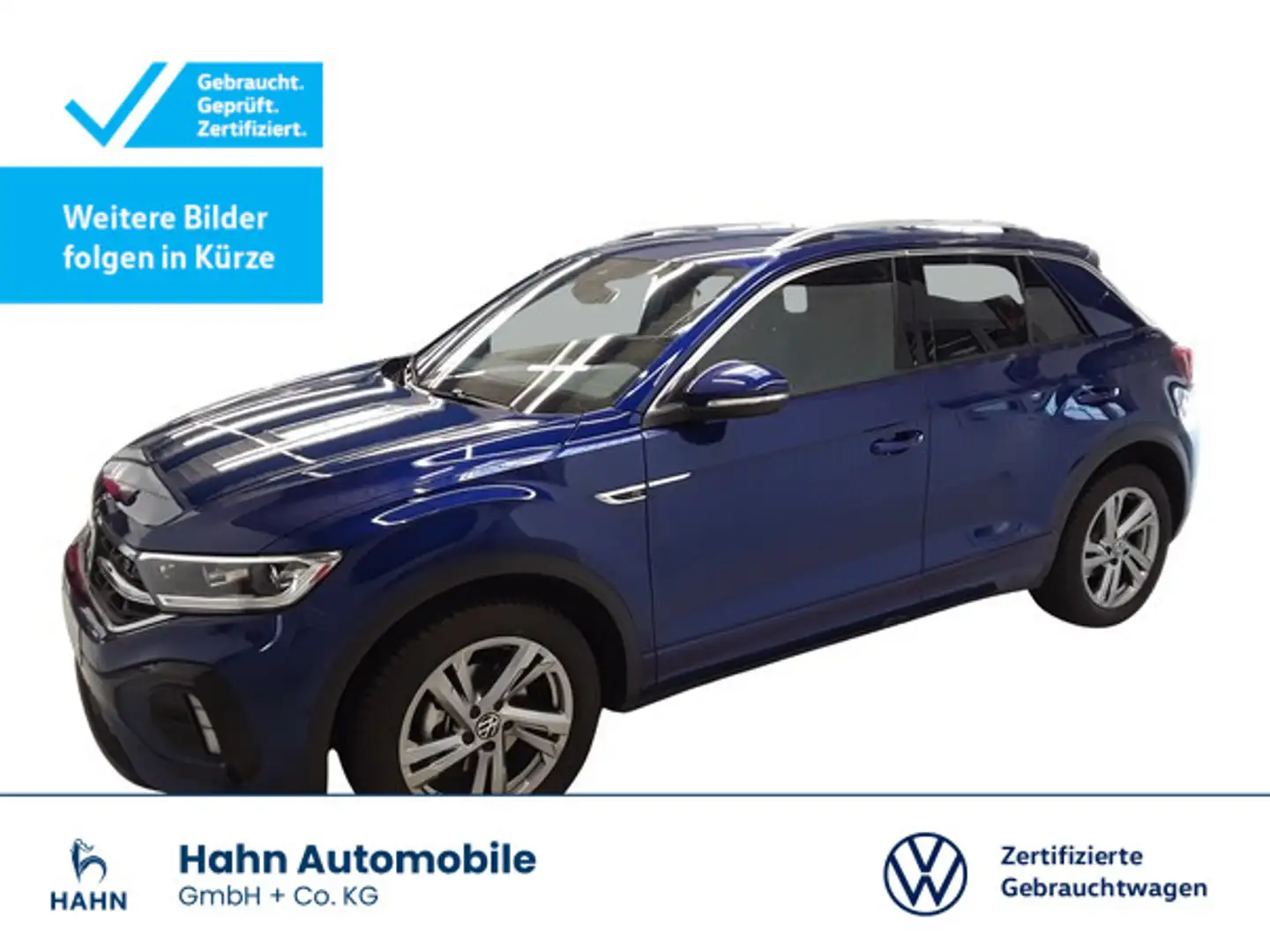 Volkswagen T-Roc 1.5TSI DSG R-Line Matrix Navi SHZ App CAM Bleu - 1