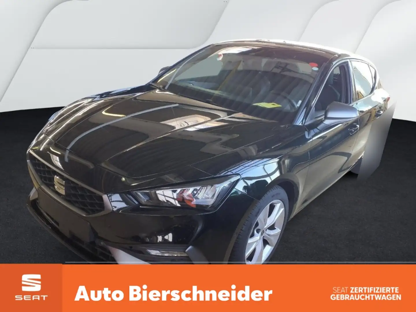 SEAT Leon 1.5 eTSI DSG FR ab 199 EUR,- 990,- Anz. NAVI LED K Schwarz - 1