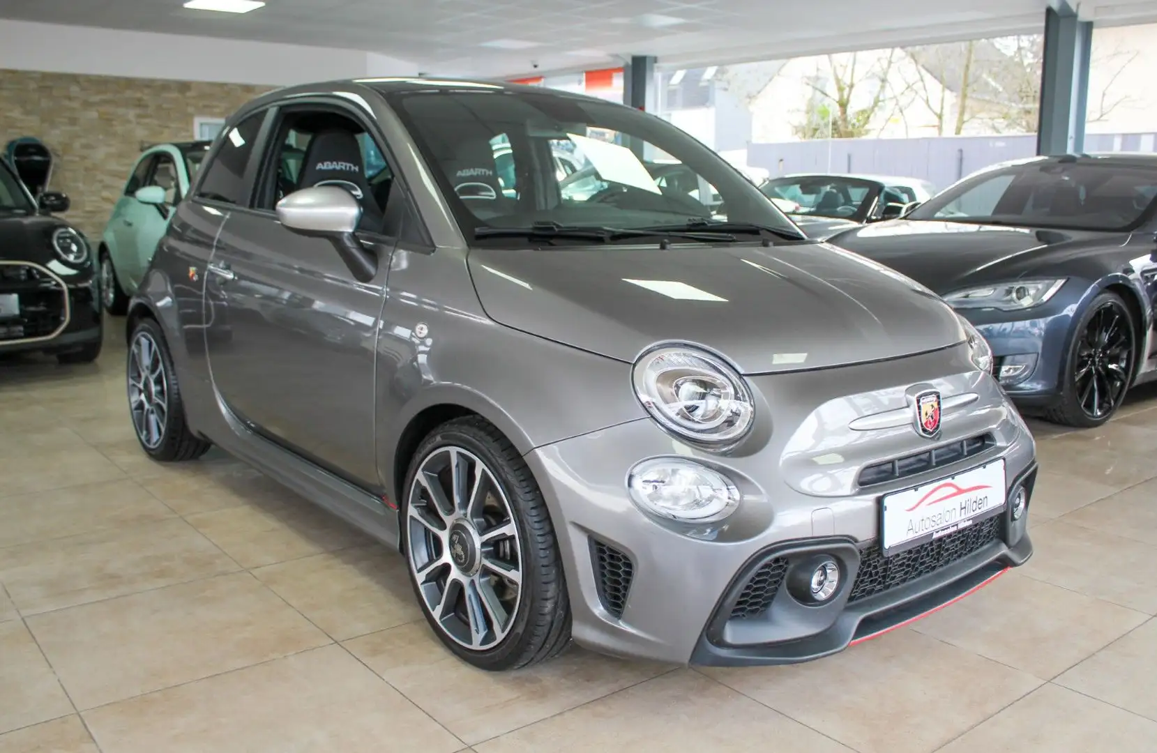 Abarth 595 Turismo Automatik Leder CarPlay 1.Hand Gris - 1