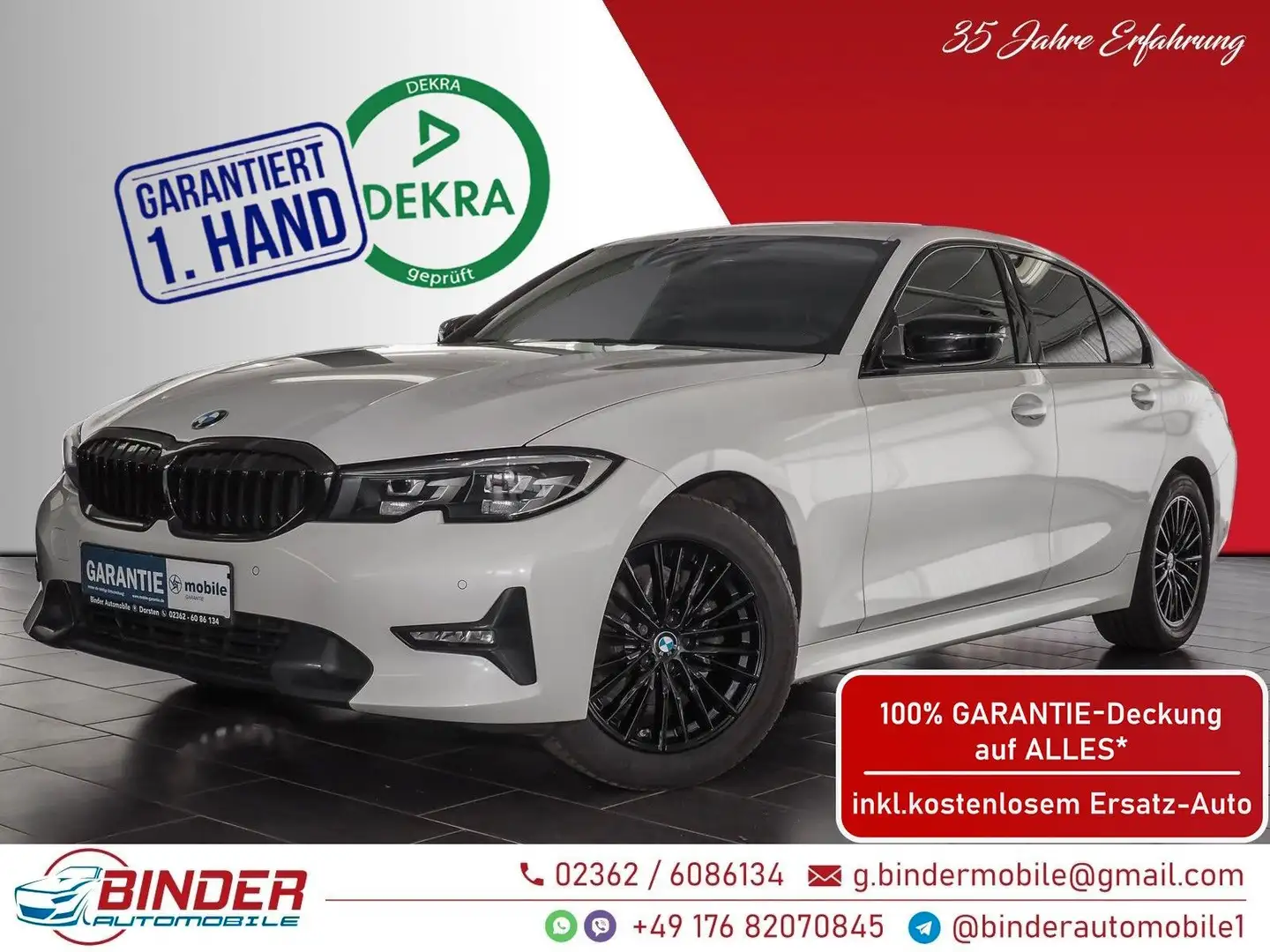 BMW 318 d Sport Line*ALLE INSPEKTIONEN*VOLLE GARANTIE Bianco - 1
