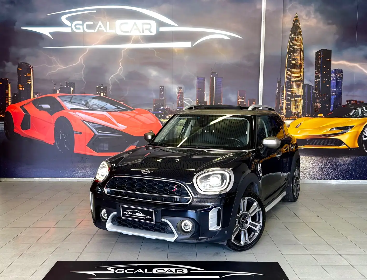 MINI Cooper S Countryman 178CV TETTO + PELLE+AUTOMATICA OKPERMUTE GARANZIA Bleu - 2