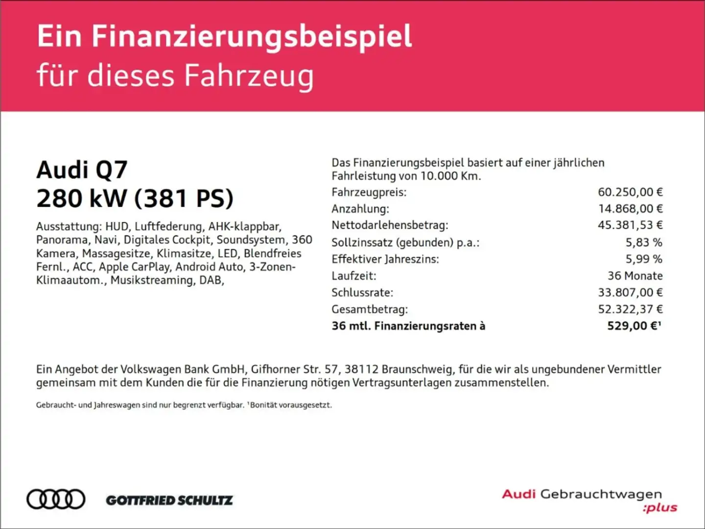 Audi Q7 55 TFSI e quattro S line Navi Pano LED AHK Headup Negru - 2