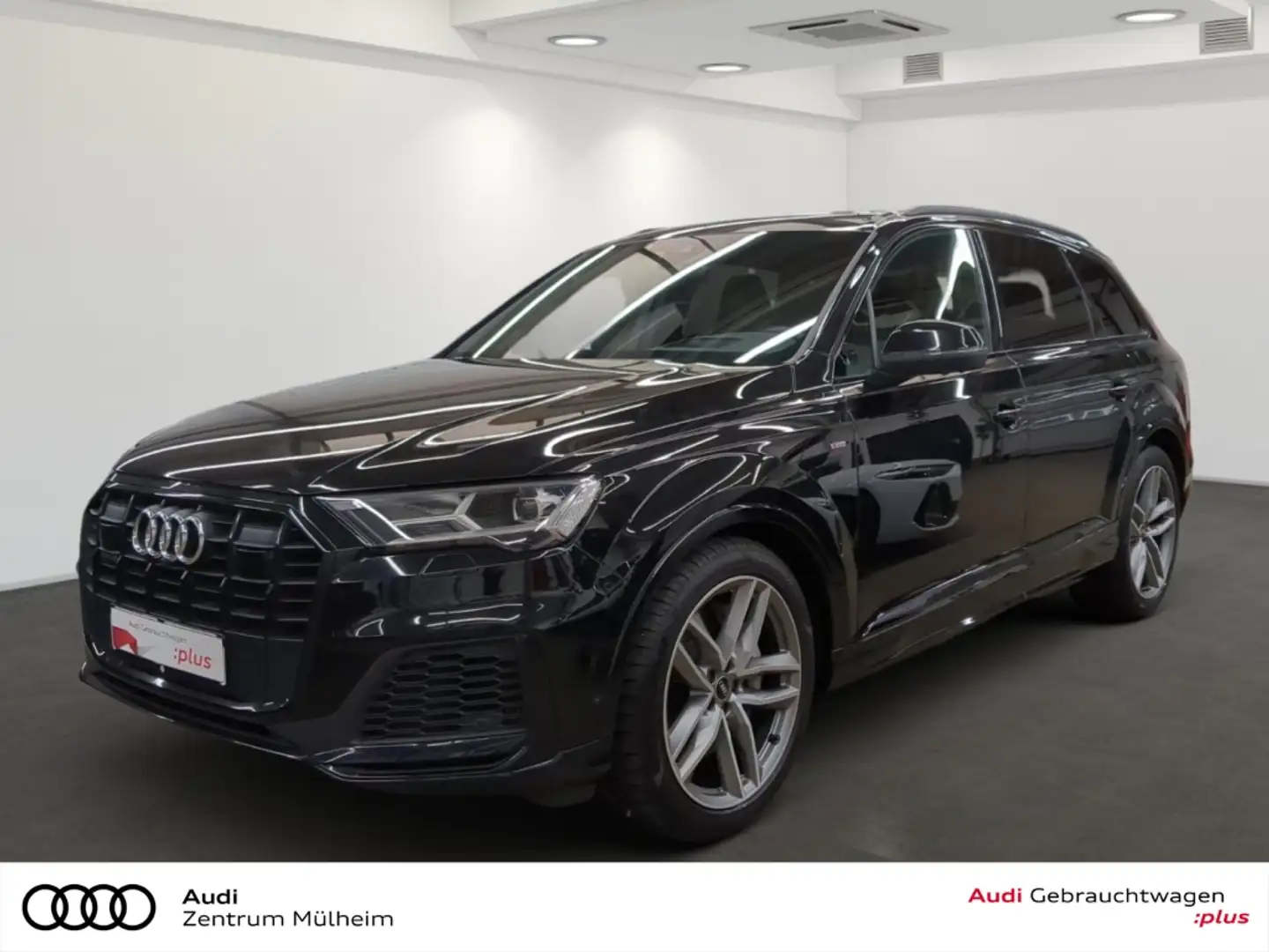 Audi Q7 55 TFSI e quattro S line Navi Pano LED AHK Headup Schwarz - 1