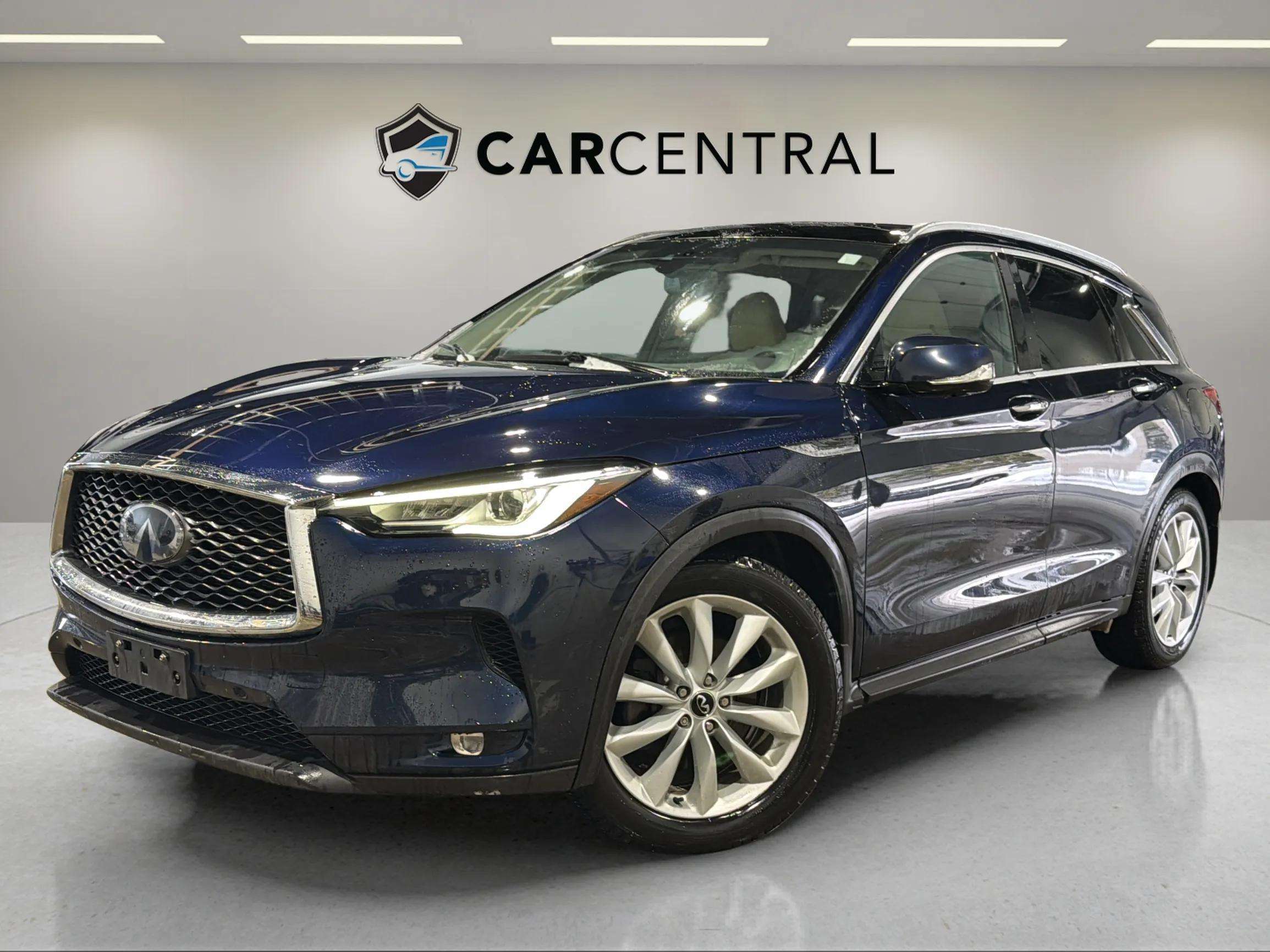 Blue 2019 INFINITI QX50 SUV / Crossover Automatic