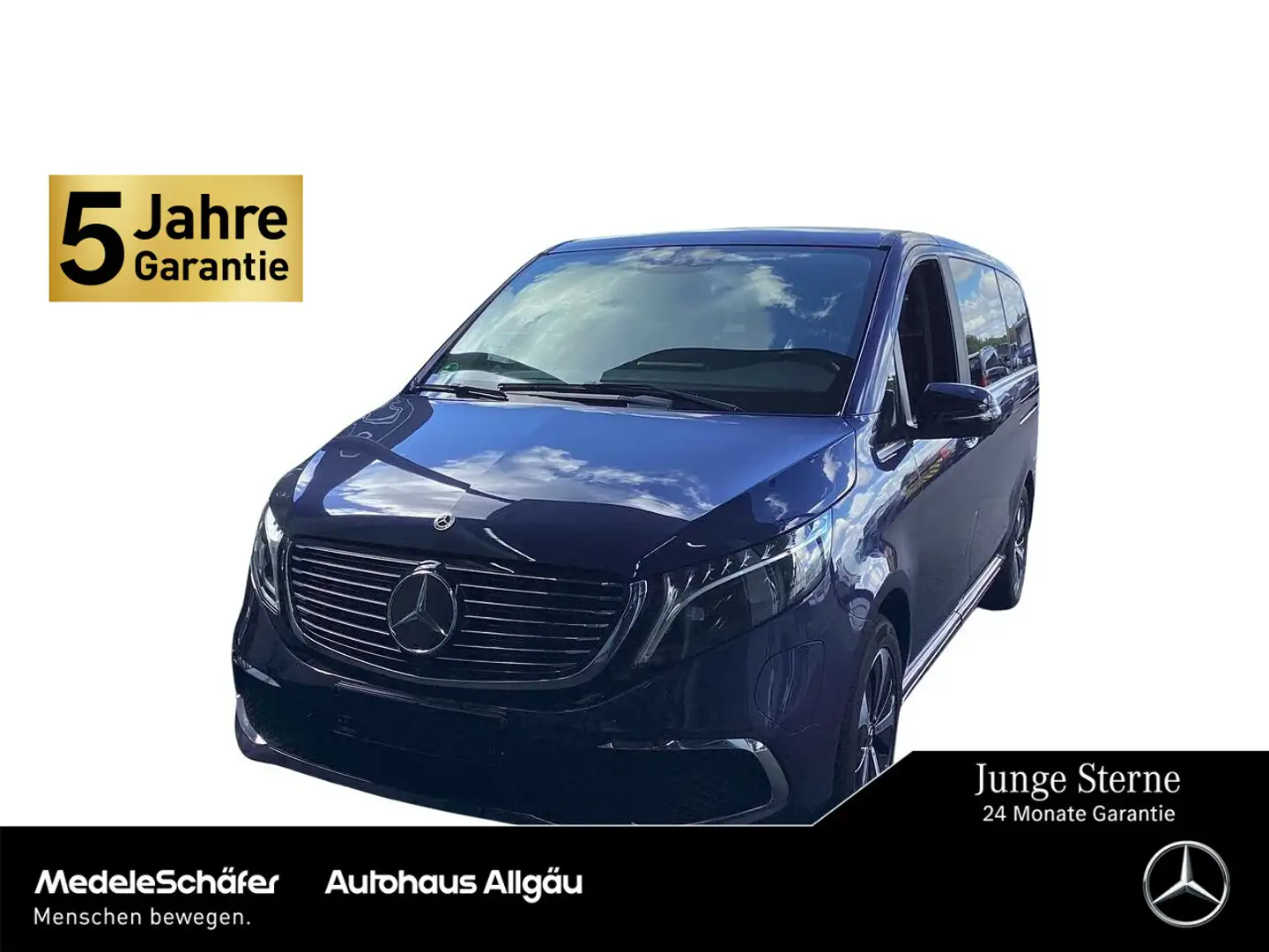 Mercedes-Benz EQV 300 EQV 300 AVANTGARDE Lang AIRMATIC SCHIEBEDACH 360 Blau - 1