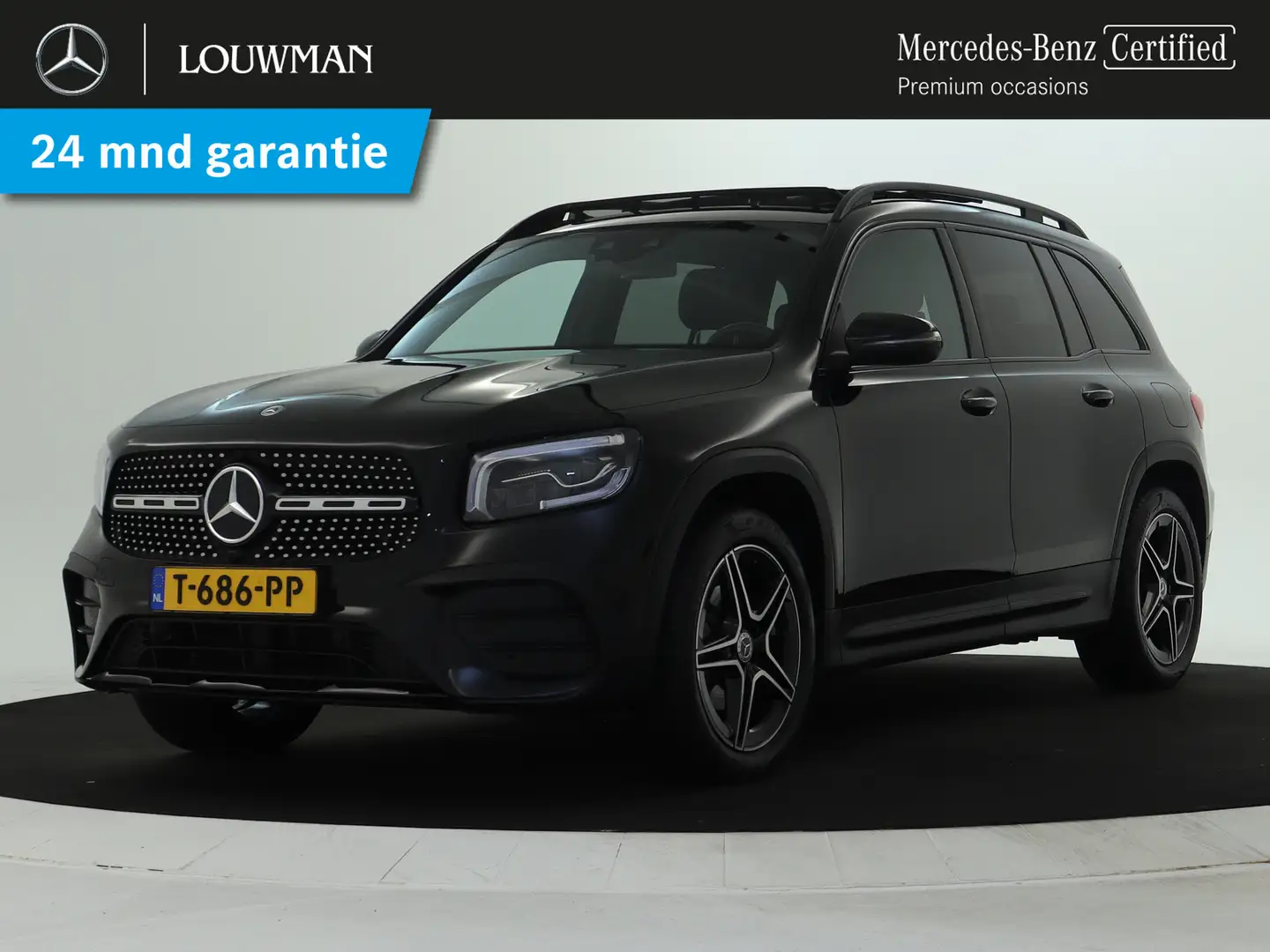Mercedes-Benz GLB 200 AMG Line | Panoramadak | Trekhaak | Cruise Control Zwart - 1