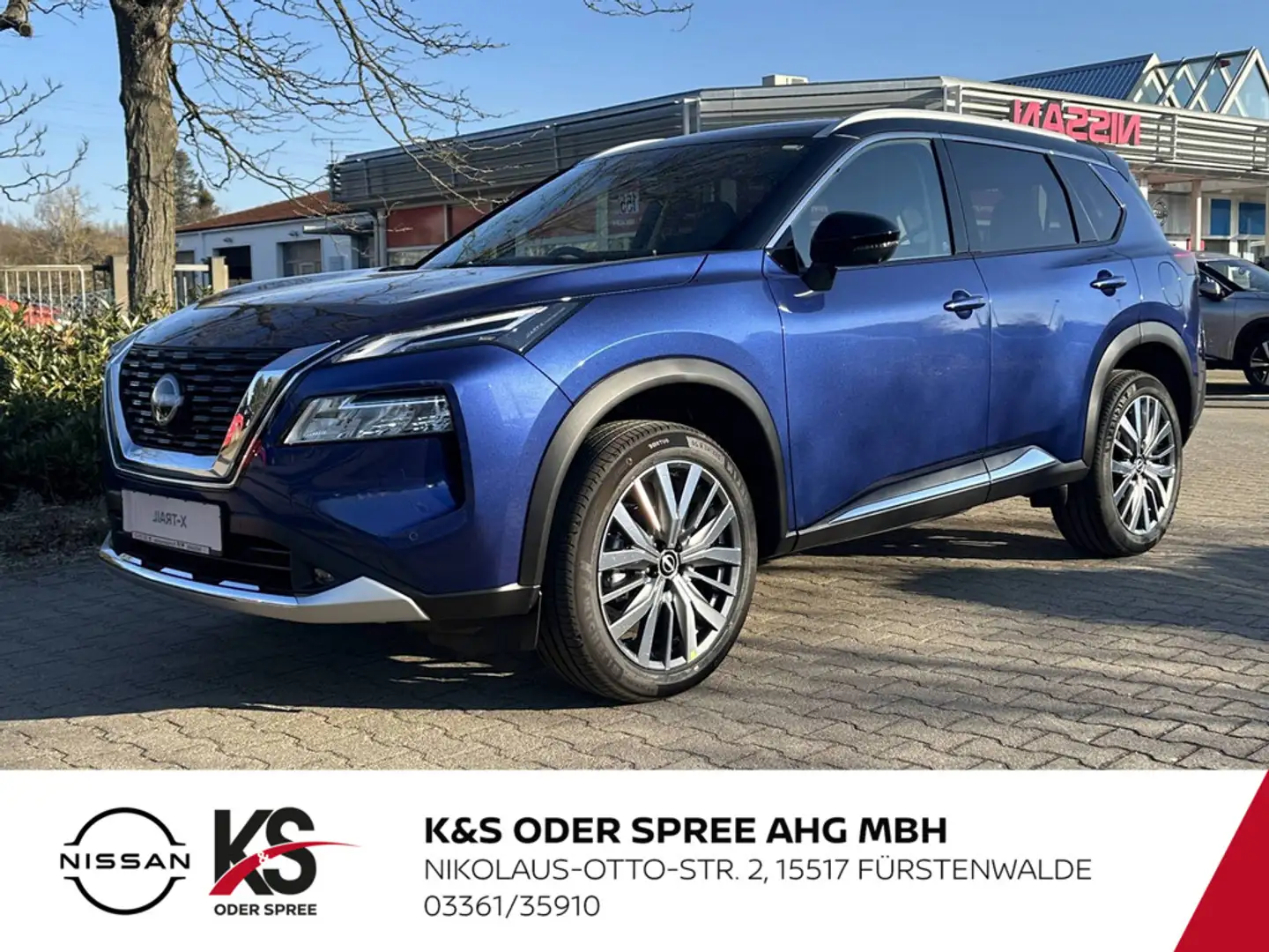 Nissan X-Trail 1.5 VC-T MHEV 163 PS Xtronic 4x2 Tekna+ 5 Sitze 20' Blau - 1